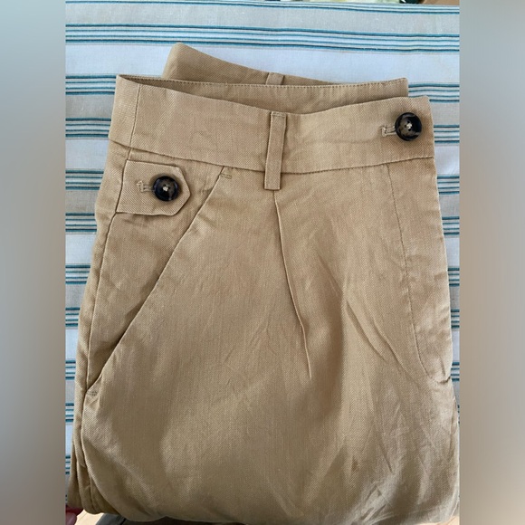 RW&CO High-Rise Straight-Leg Linen Pant - Picture 4 of 11